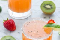 Zesty Strawberry Kiwi Slim Margaritas