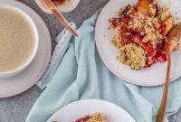 Golden Apple Plum Crumble