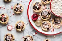Decadent Peppermint White Chocolate Mocha Cookie Cups