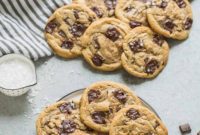 Decadent Tahini Toffee Chocolate Chip Cookies