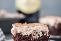 Decadent Irish Cream Poke Cake
