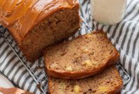 Spiced Caramel Apple Banana Bread