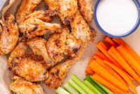 Zesty Crispy Salt and Vinegar Chicken Wings