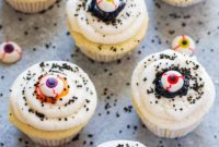 Ghoulish Gaze Cupcakes