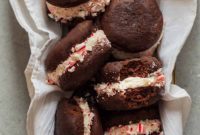 Peppermint Whoopie Sandwiches