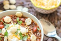 Jalapeño Cornbread Waffle Chorizo Chili