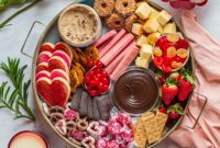 Romantic Valentine’s Dessert Board
