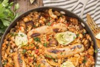 Effortless One-Pan Tuscan Sausage Skillet
