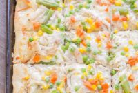 Turkey Pot Pie Pizza Bake