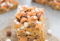 Autumn Pumpkin Spice Smores Bars