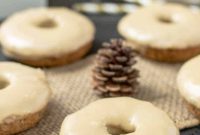 Autumn Spiced Apple Cider Doughnuts with Maple Frosting
