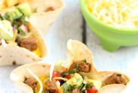 BBQ Steak Taco Salads in Crispy Homemade Tortilla Bowls