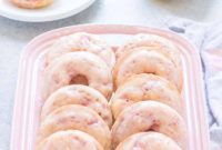 Tangy Strawberry Lemon Donuts
