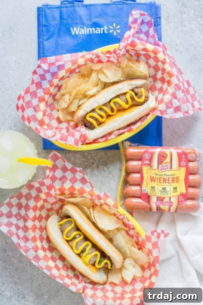 Delicious Jalapeño Bacon Grilled Cheese Hot Dog with a refreshing glass of lemonade