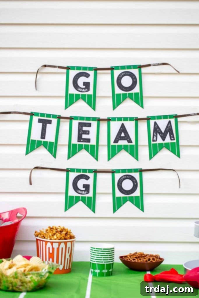The Ultimate Tailgate: Friends enjoying Spicy Dr Pepper Caramel Popcorn at a homegate party.