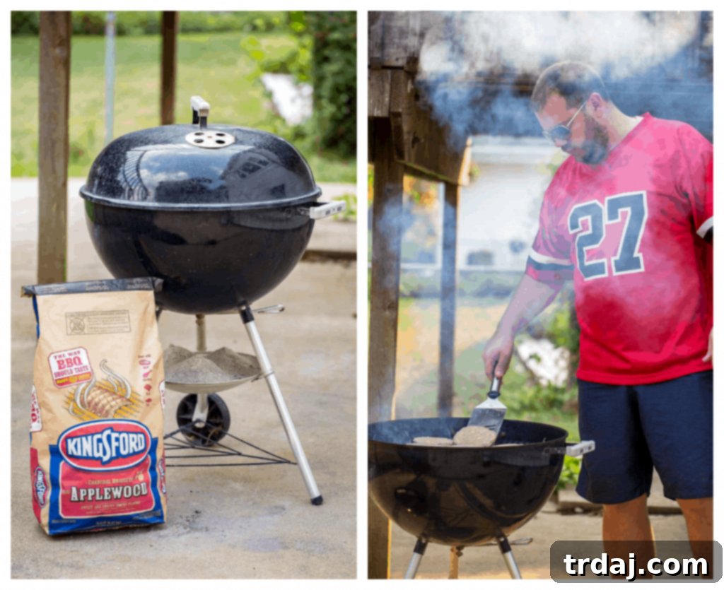 Kingsford Charcoal bag ready for grilling, setting the stage for delicious game day food.