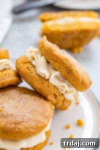 Perfectly baked Pumpkin Spice Latte Whoopie Pies