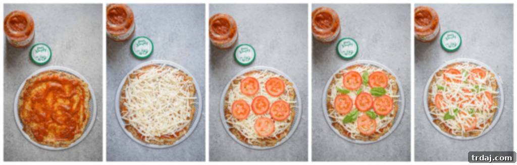 Effortless Low Carb Pizza: A Quick and Healthy Fall Dinner Low Carb Cauliflower Crust Margherita Pizza for Busy Weeknights