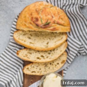 Aromatic No-Knead Rosemary Olive Oil Loaf 7 No Knead Rosemary Olive Oil Bread