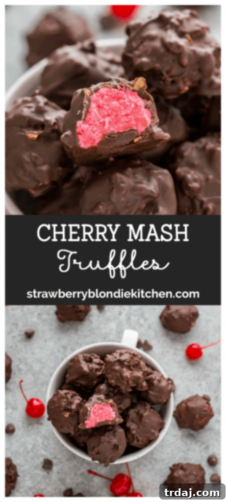 Cherry Mash Truffles