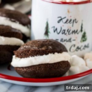 Hot Chocolate Whoopie Pies recipe image