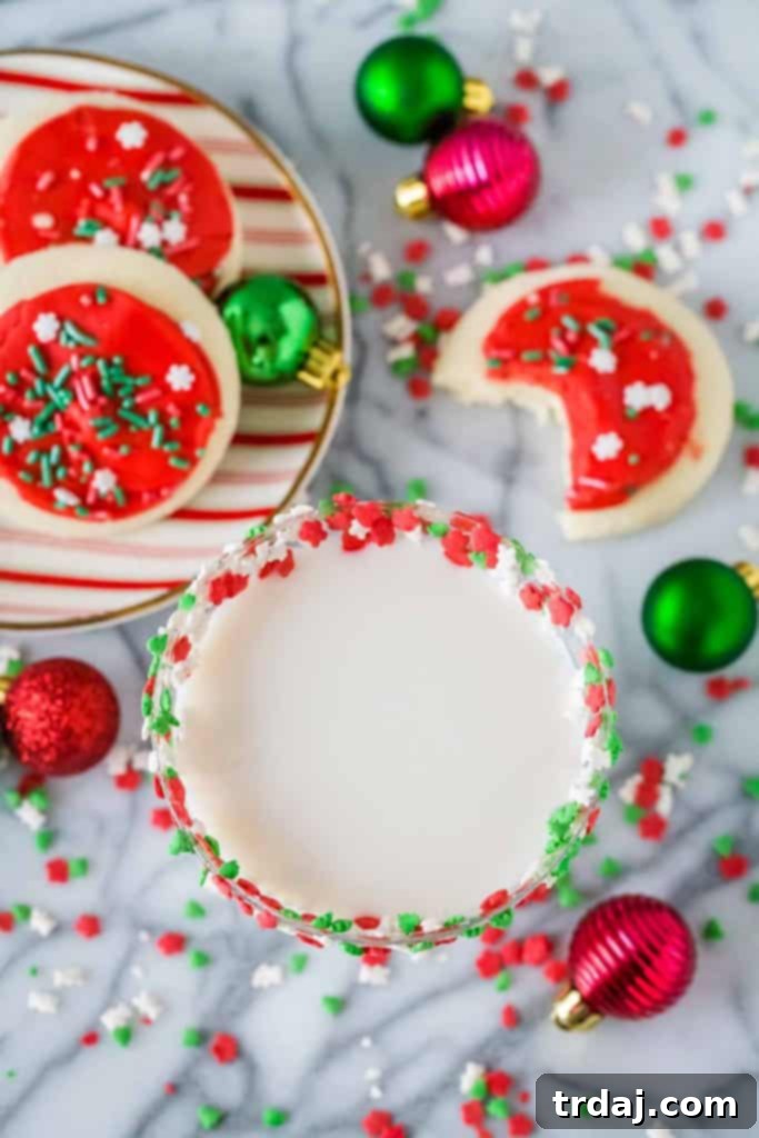 Sugar Cookie Martini - Simple, delicious, and easy to make for any holiday celebration.