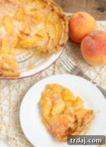 Delicious Homemade Peach Pie