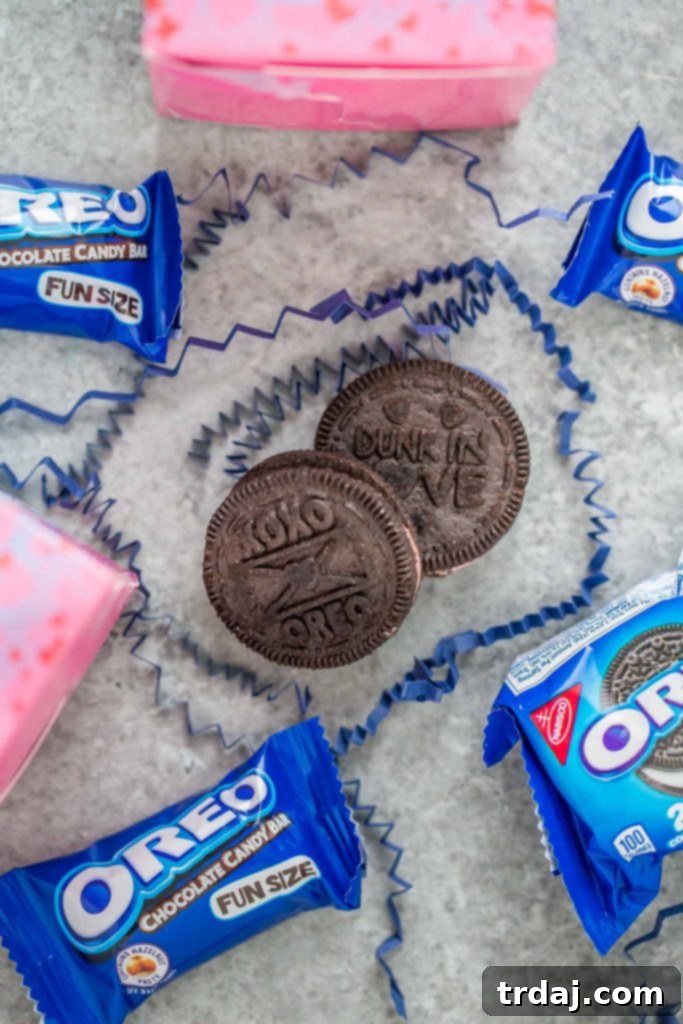 OREO is making Valentine's Day easier this year with an OREO Valentine's Day Kit packed full of all the supplies you need for your child to hand off Valentine's day cards in delicious style! .OREO Valentine’s Day Kit