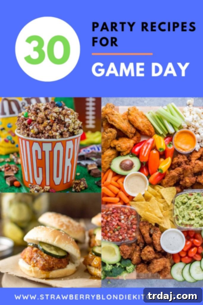 Ultimate Game Day Party Food Spread