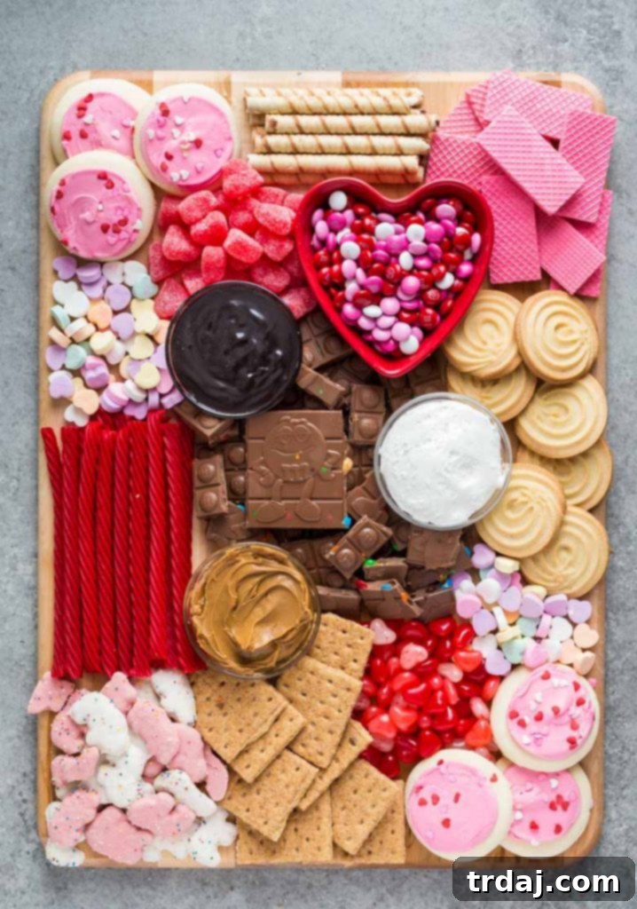 Galentine's Day Dessert Charcuterie Board