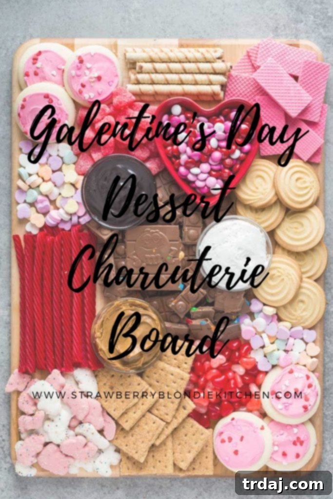 Galentine's Day Dessert Charcuterie Board