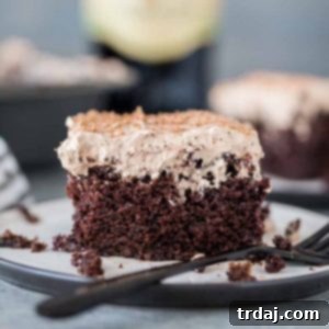 Decadent Irish Cream Poke Cake 2 Irish Cream Poke Cake