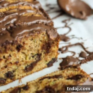 Chocolate Chunk Zucchini Bread – a moist, spiced, and chocolatey treat for any occasion.