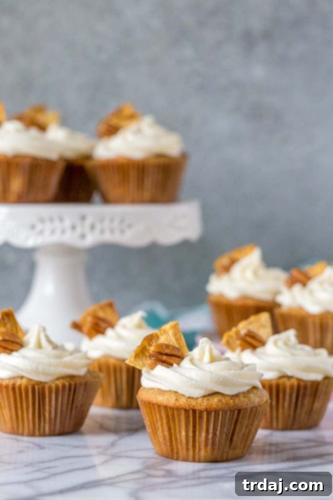 These Hummingbird Cupcakes are moist, packed full of pineapple and banana flavors and topped with cream cheese frosting. It doesn’t get any sweeter than that! Hummingbird Cupcakes
