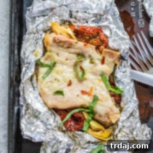 Pork Chops and Sun Dried Tomato Foil Packets