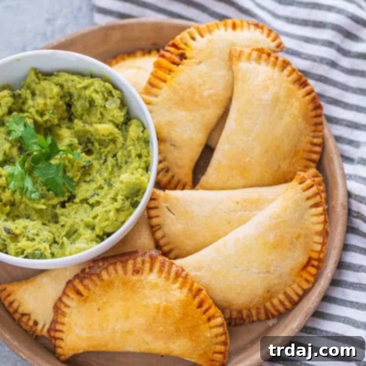 Baked Beef Empanadas on a tray