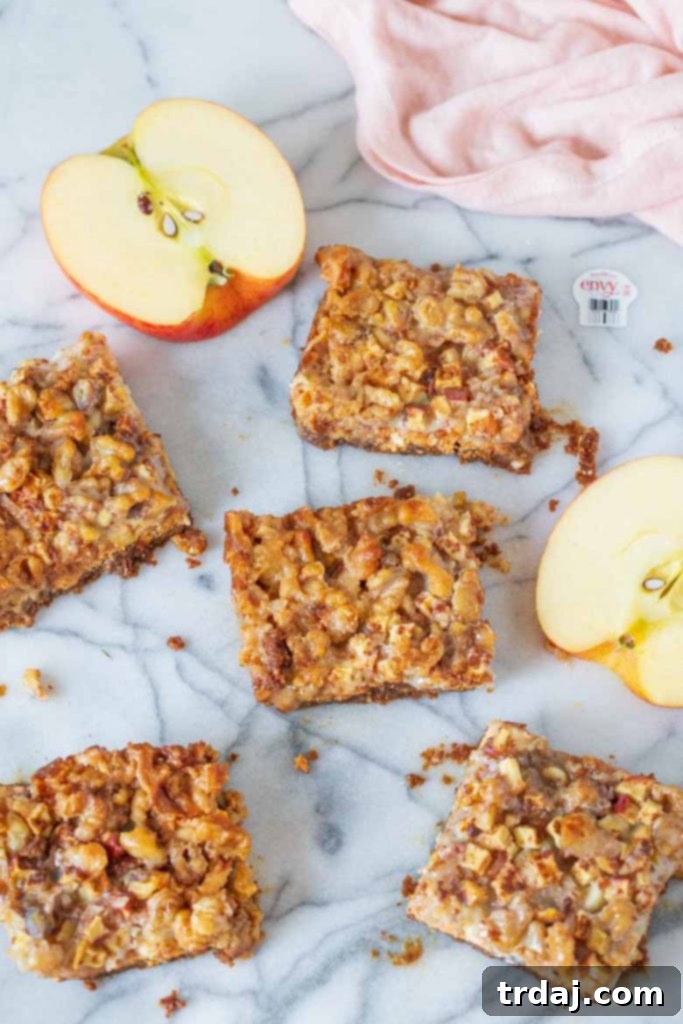 A freshly baked pan of Apple Butterscotch Magic Bars