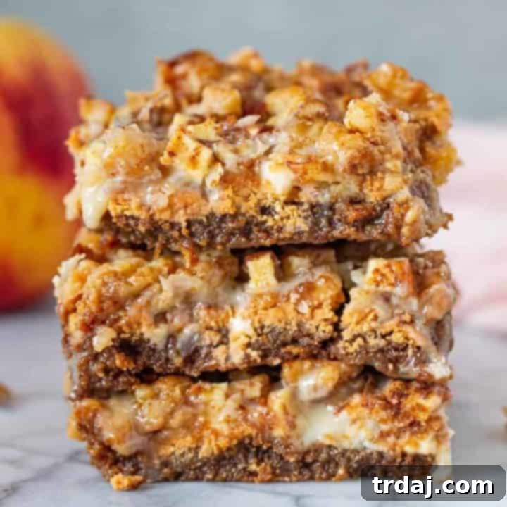 Apple Butterscotch Magic Bars, ready to be enjoyed