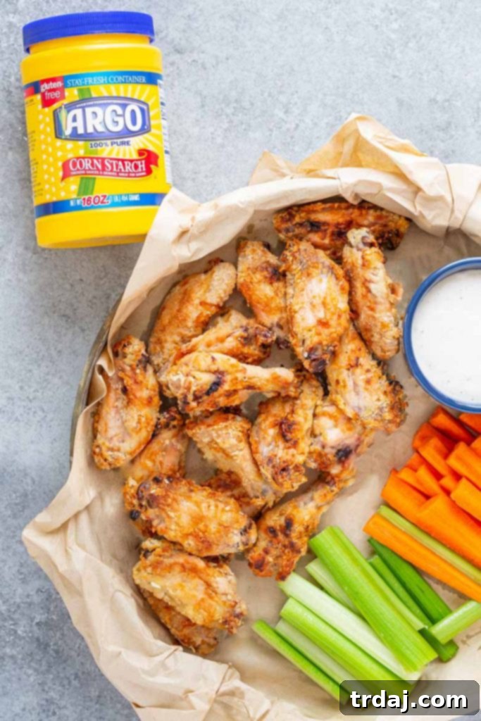 Crispy Baked Salt and Vinegar Chicken Wings, a delicious appetizer or meal