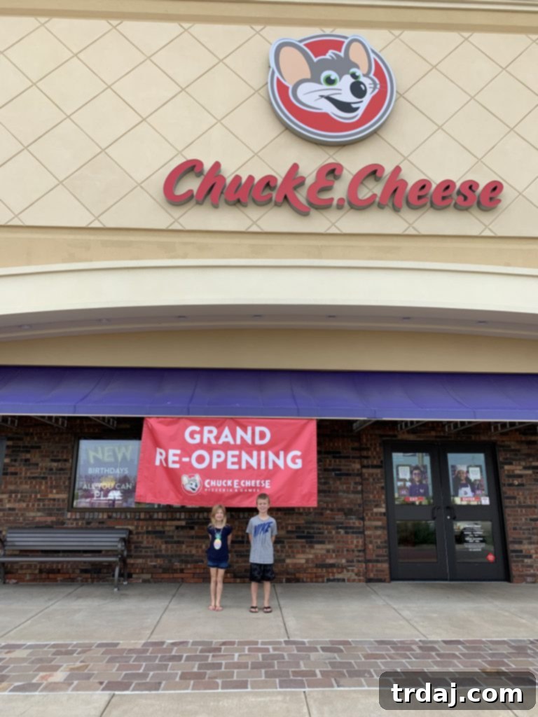Chuck E. Cheese Grand Re-opening Peoria, IL - Exterior View