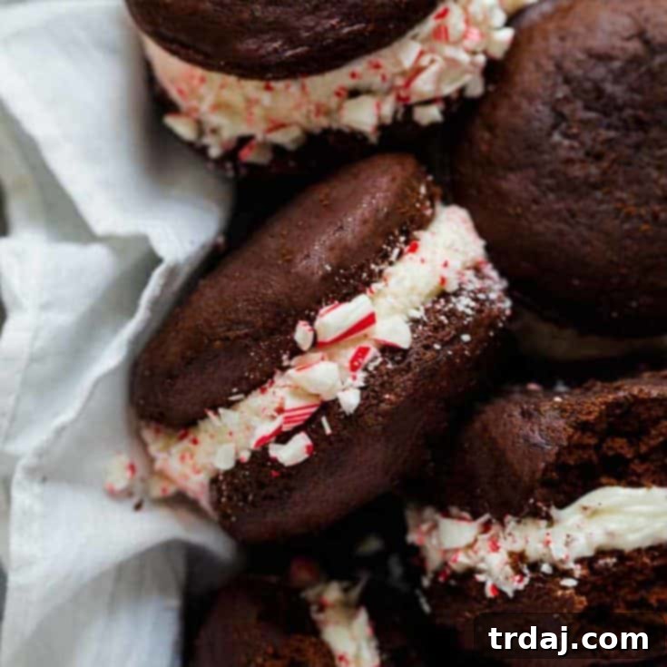 Candy Cane Whoopie Pies