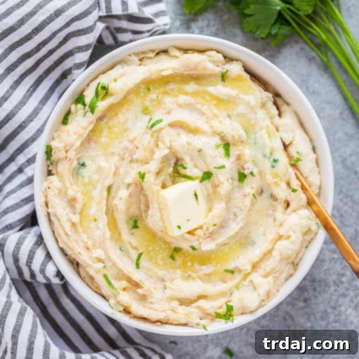 Pin this recipe for Instant Pot Horseradish Mashed Potatoes on Pinterest!