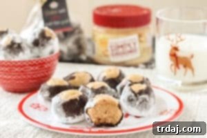 Puppy Chow Truffles made with Peter Pan Simply Ground Peanut Butter