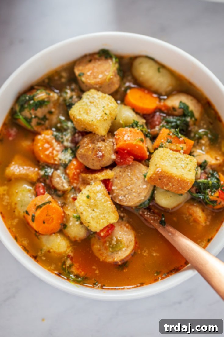 Italian Chicken Gnocchi Soup