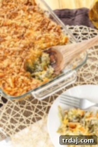 The Best Green Bean Casserole: Homemade with fresh ingredients, cheddar, and a crispy topping.