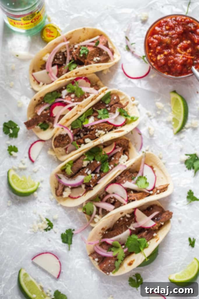 Delicious Grilled Steak Street Tacos