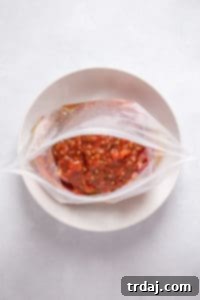 Mixing Marinade for Steak