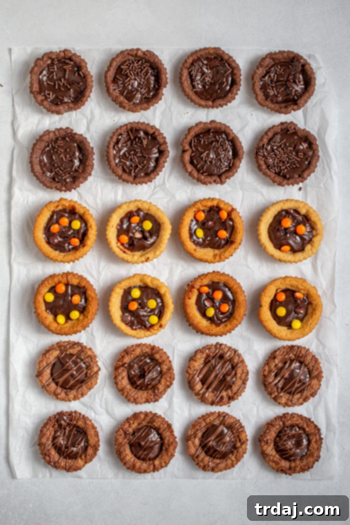 Freshly baked Betty Crocker™ Cookie Cups, perfectly golden and ready to be decorated and shared as a thoughtful gift.