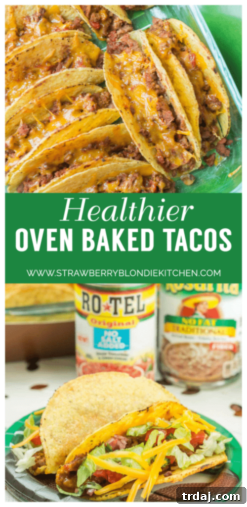 A collection of delicious healthier oven baked tacos on a platter, ready to serve.