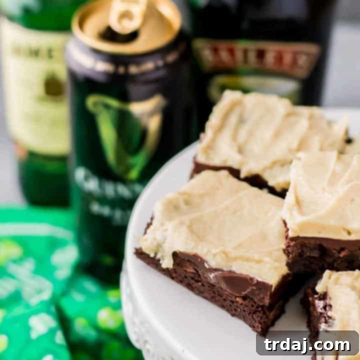 Irish Car Bomb Brownies